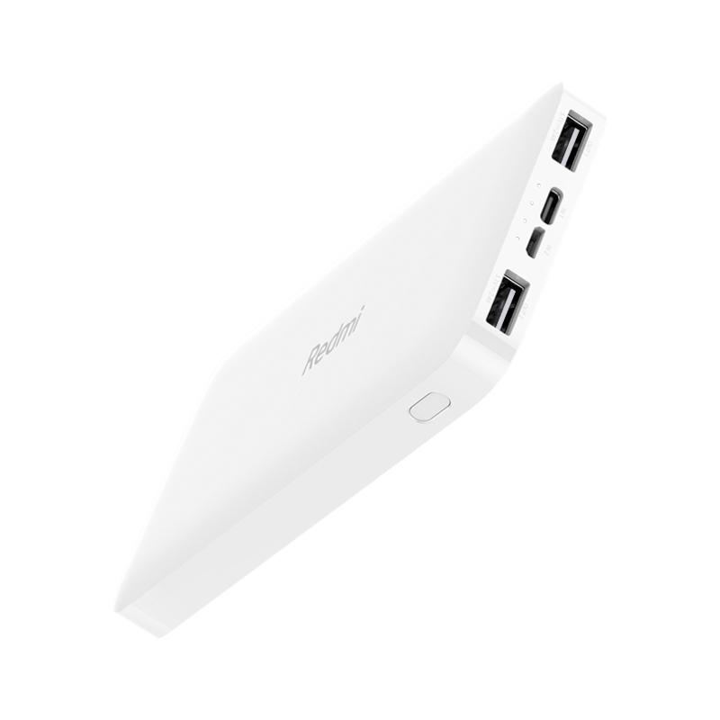 Redmi 10000mAh Dual Output & Input Power Bank – White